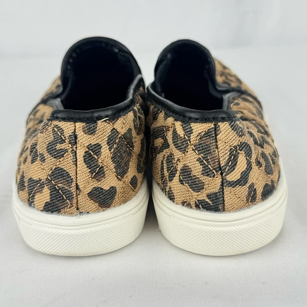 Time and Tru Leopard Slip On Quilted Sneakers - Picture 5 of 7